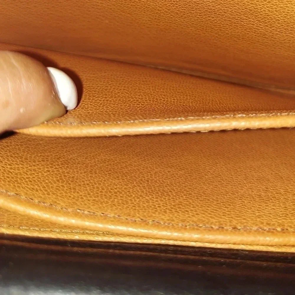 LOUIS Cardini Leather Travel Wallet with wrist strap